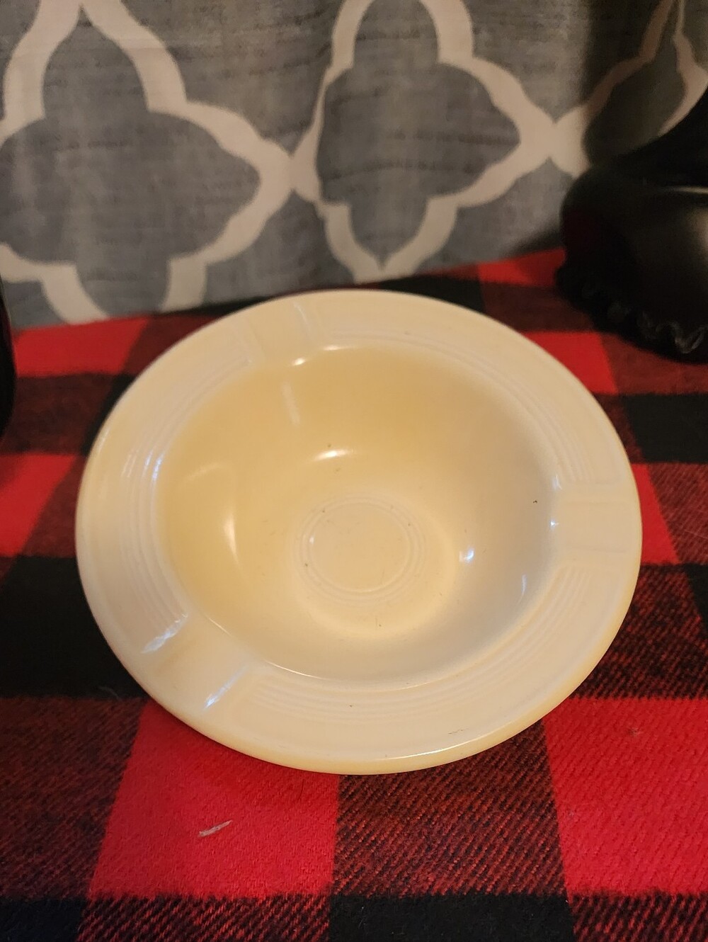 Vintage Fiesta Ware Ashtray- Home Dining